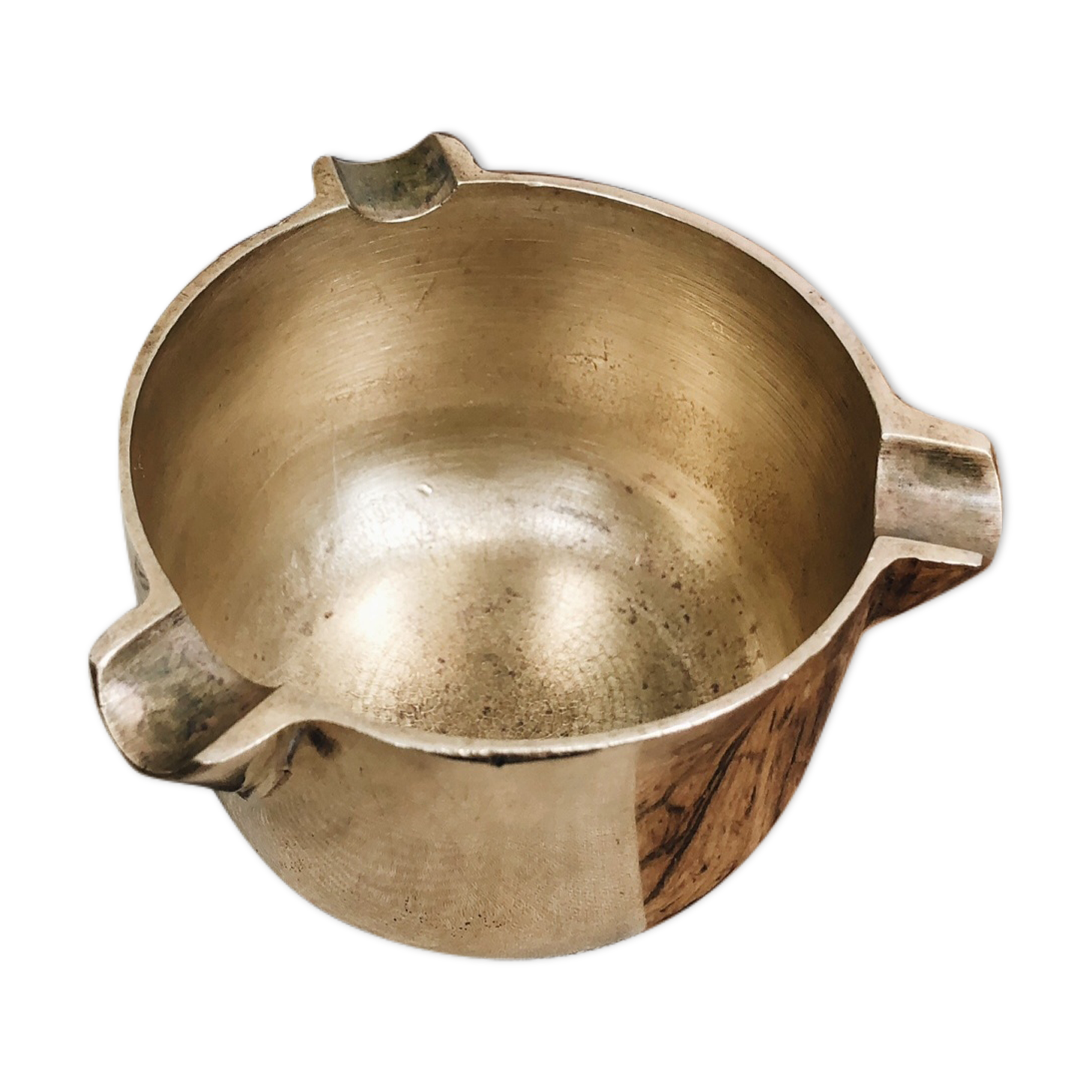 Brass ashtray 3 notches