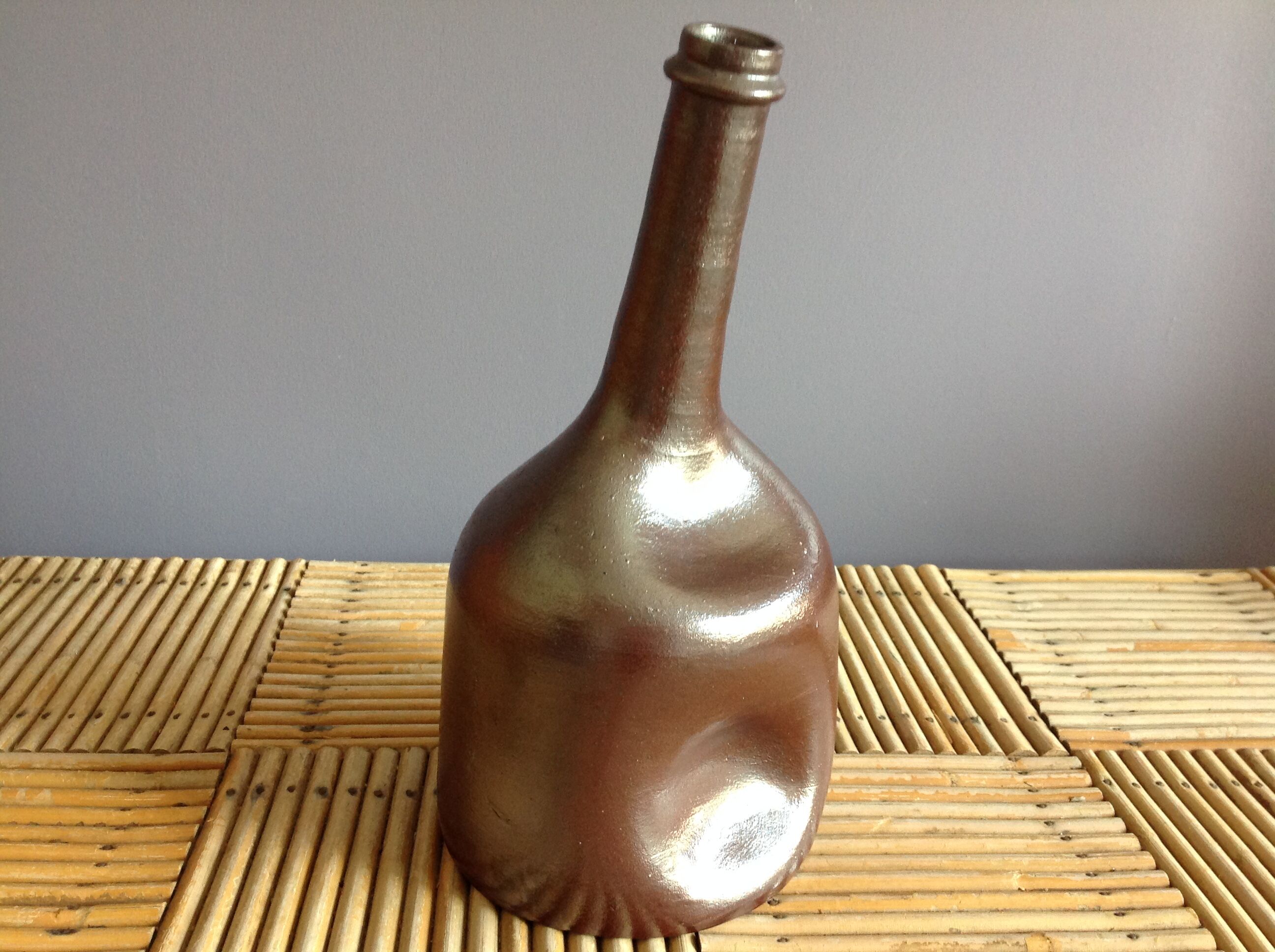 Bouteille en grès