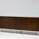 Sideboard in walnut by Florence Knoll Mid Century Modern Executive Boardroom Storage