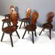 Vintage brutalist chairs, 1960s
