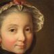 18th century Italian painting, portrait of a young lady