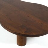 Organic Shaped Wooden Coffee Table, Contemporary, Italy