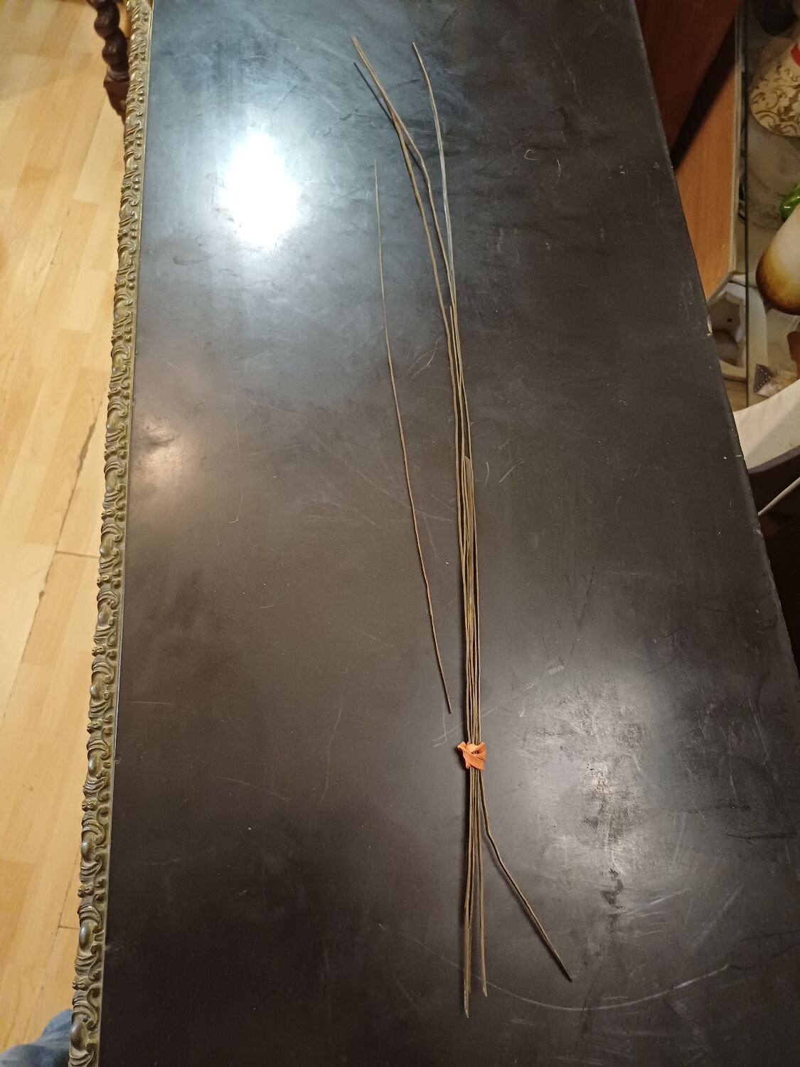 Sideboard, copper marquetry, Napoleon III period. 19th century