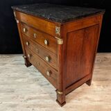 Empire Mahogany Commode