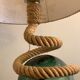 Rope lamp, handmade in the 70s
