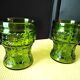 6 vintage goblets Verres Italian manufacture 1970s