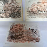 Series of 3 posters 'Hunt & Storm'