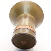 Corolla vase in olive green sandstone from the Sixties by Rosenthal Studio Linie