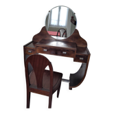 Art Deco dressing table with chair