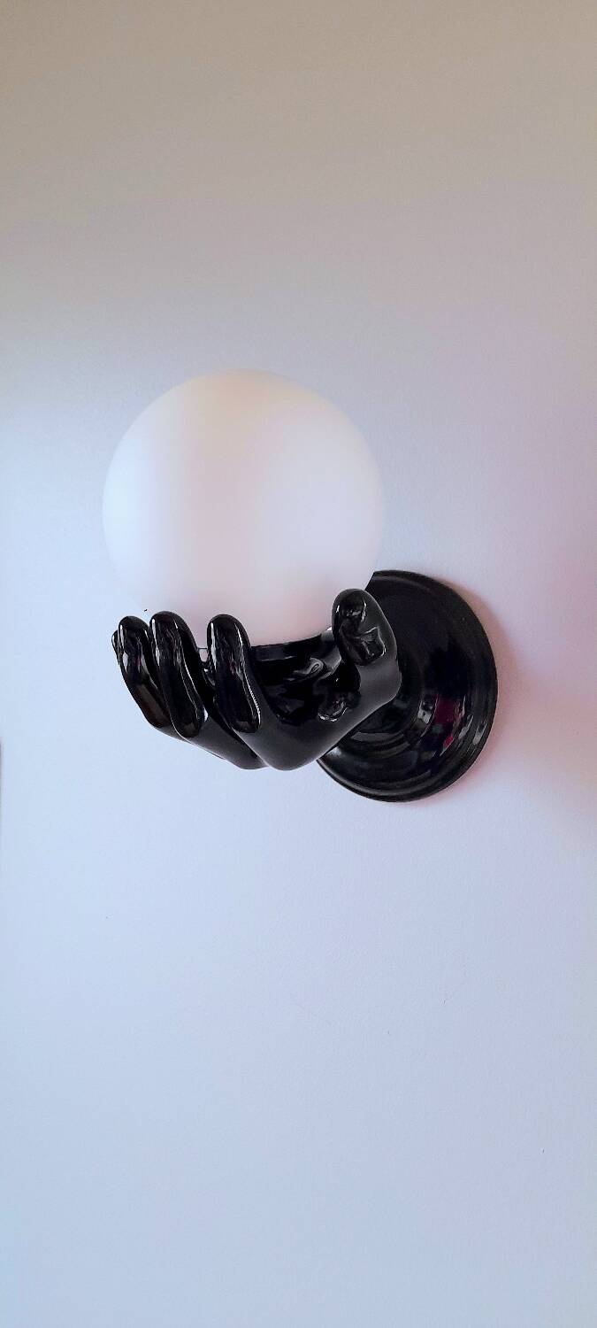 Ceramic hand applique 1980