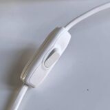 Solid walnut ball table lamp 1970