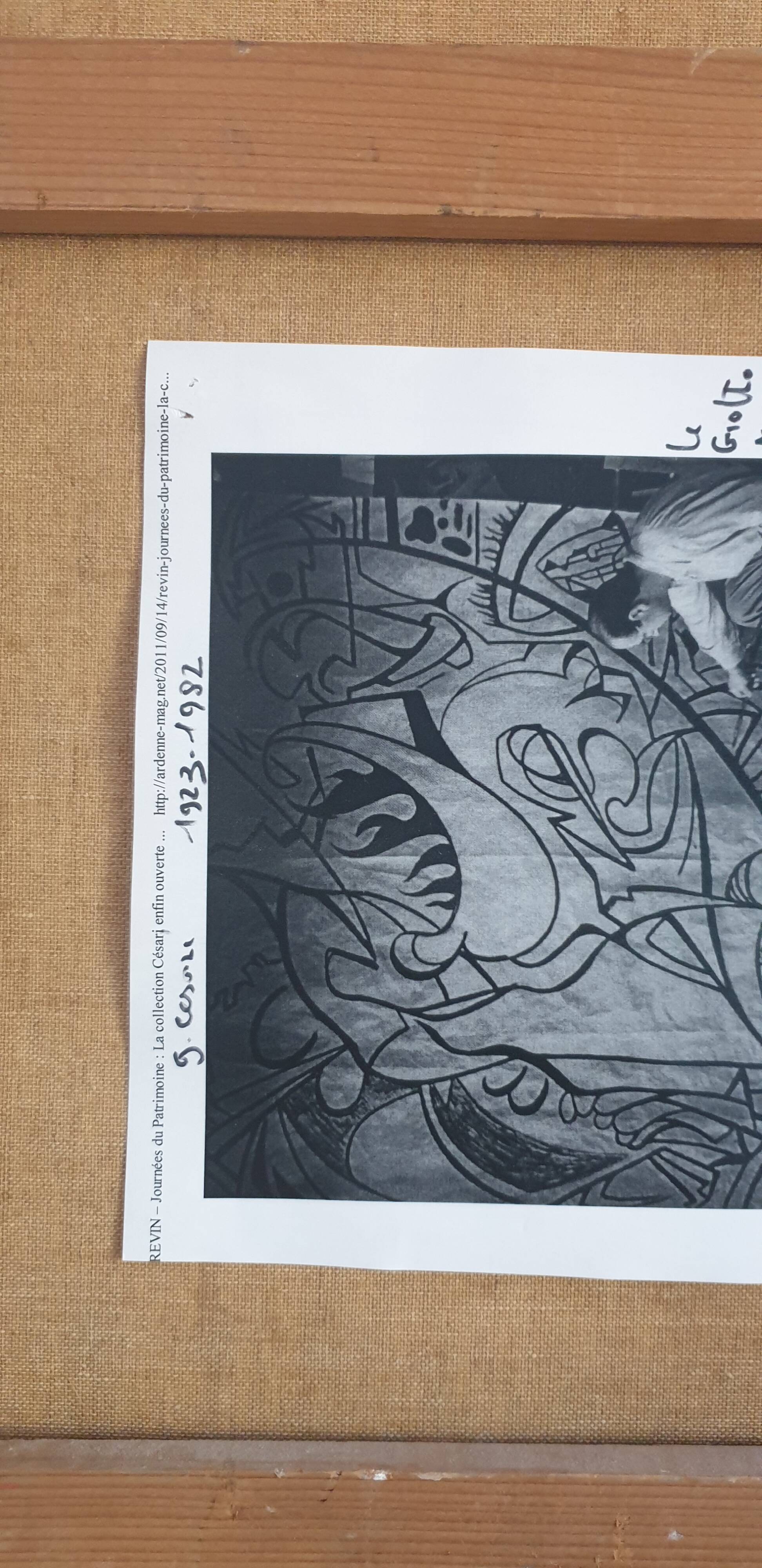 Peinture Georges Cesari, XXème s.