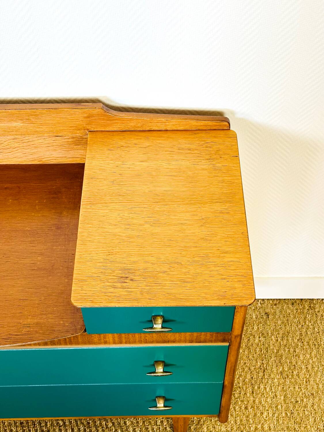 Coiffeuse en chêne 1960