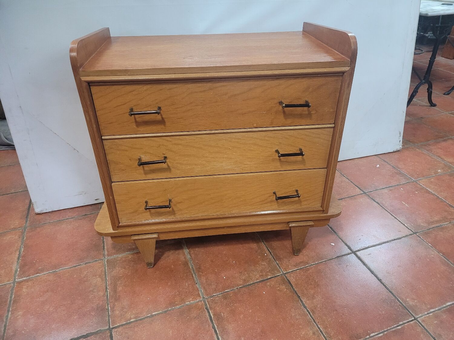 Commode scandinave en chêne des années 60