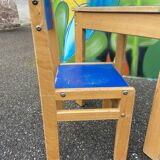Vintage 1980 desk and child seat