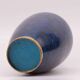 Large blue enamelled Chinese vase