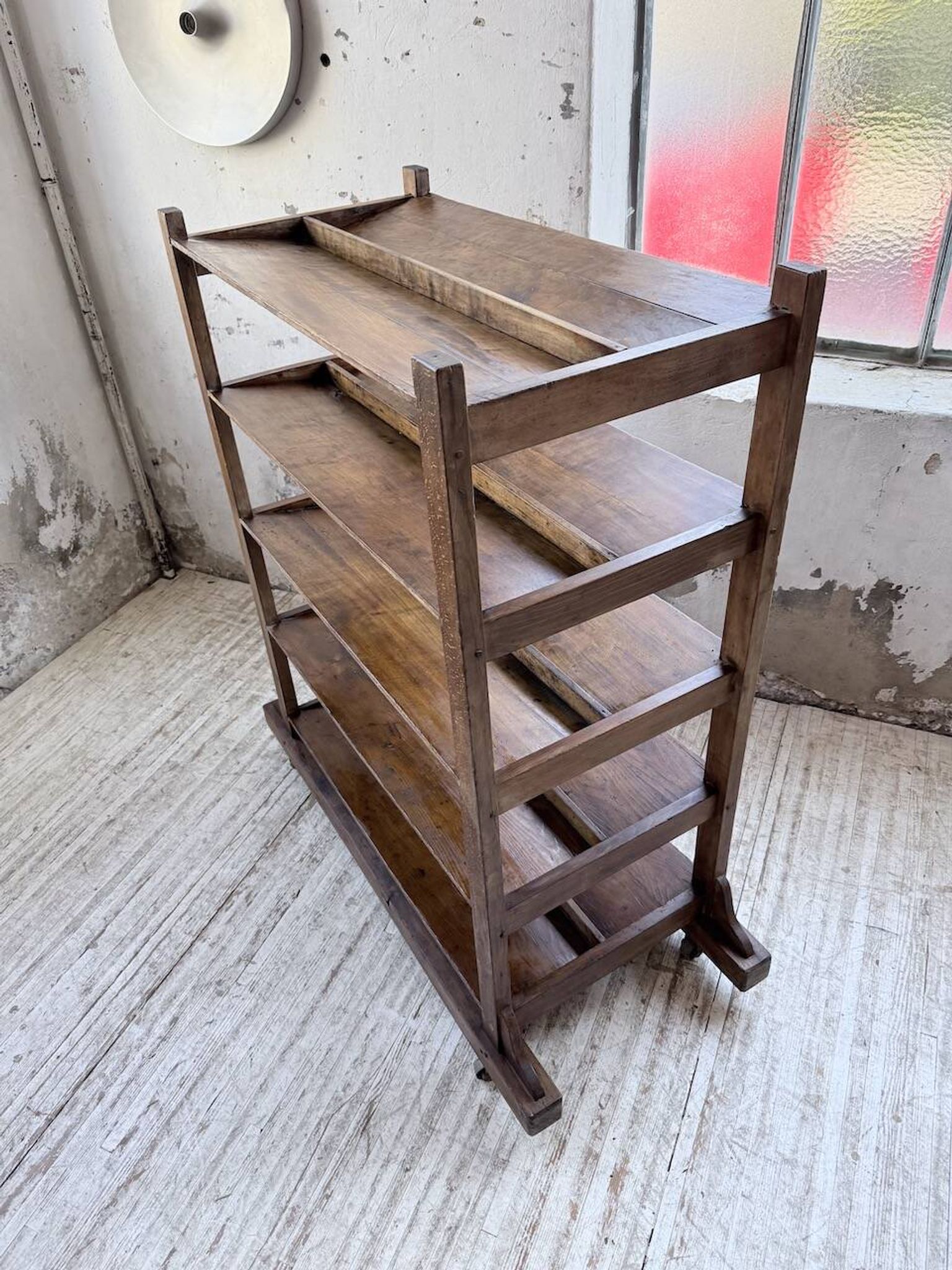 Old bakery shelf from the 1950s.