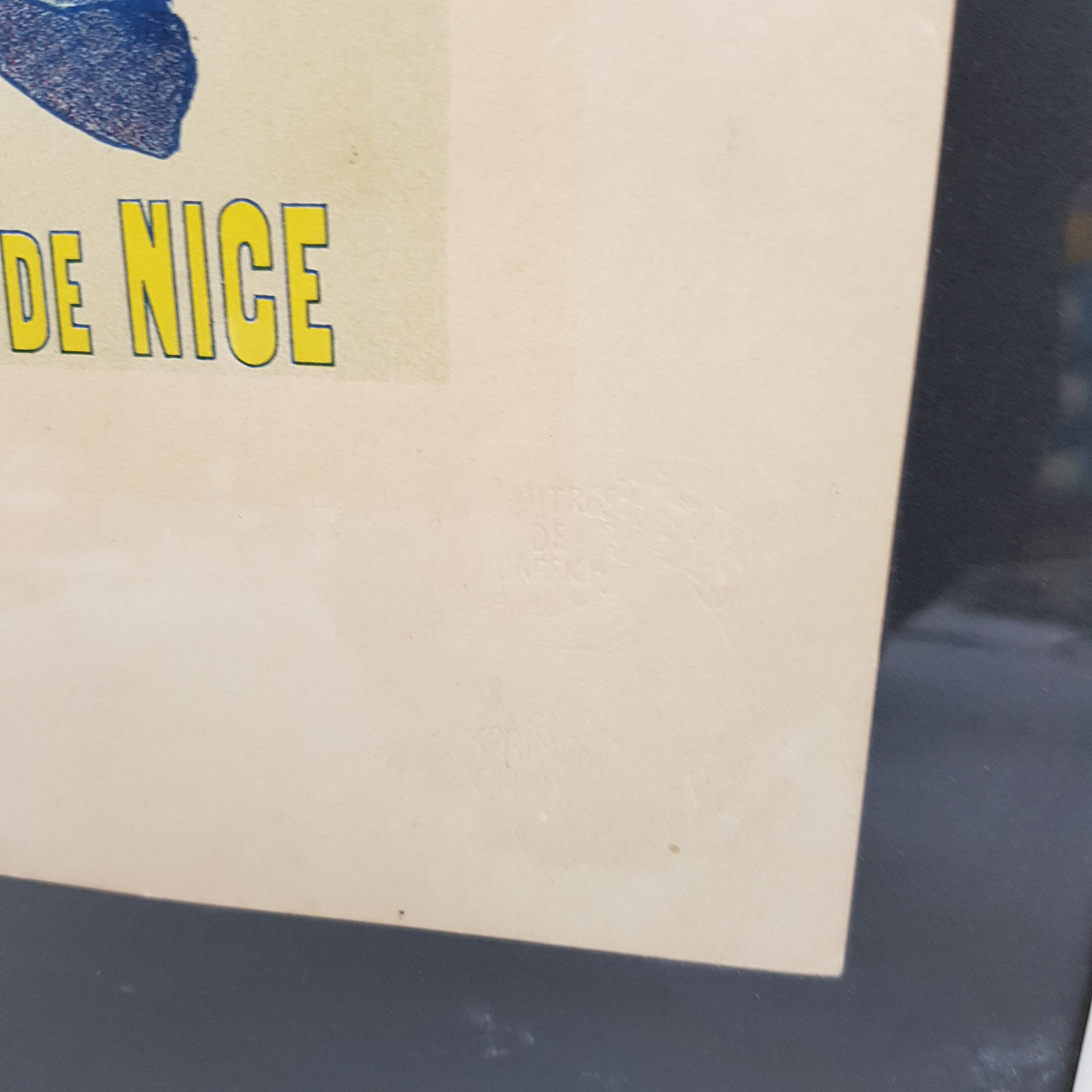 Old lithograph framed Place de Clichy