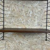 60s 70s oak string shelf module by Kajsa & Nils "Nisse" Strinning Sweden