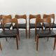 Set of 6 model 71 teak dining chairs by Niels O Møller for JL Møllers 1950s