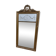 19th century Louis XVI style mirror in wood gilded with gold leaf, 74x150cm