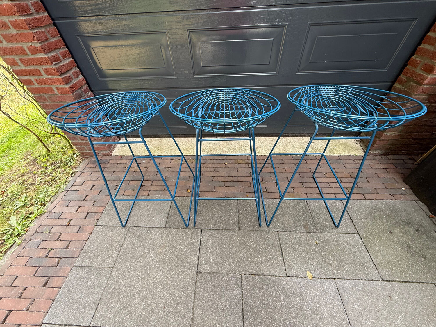 Set of 3 Pastoe bar chairs