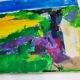 Modern landscape painting of Provence
