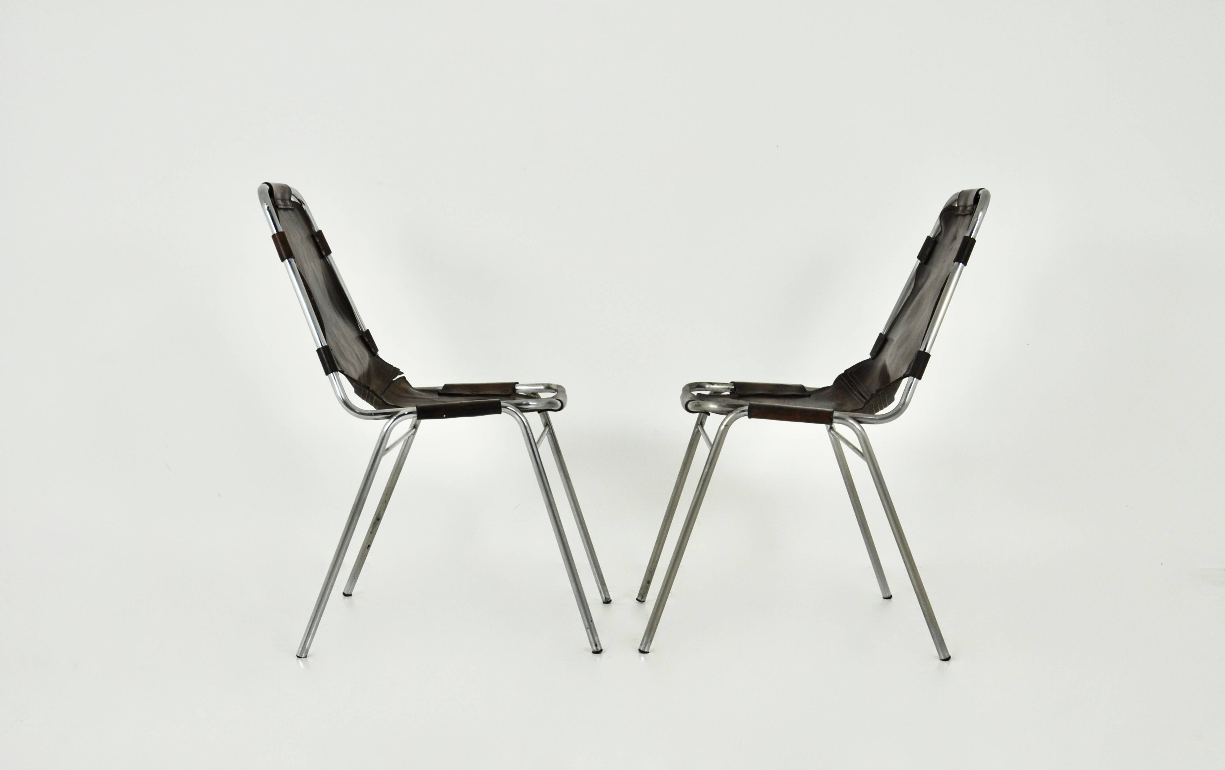 Les Arcs chairs by Dalvera, 1960s, set of 2