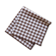 BHV serviette vichy marron