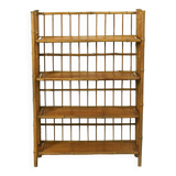 Bamboo Folding Campaign Shelves, France 1920s