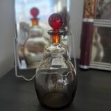 Smoked glass carafe