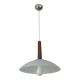 Hanging Lamp Mid-century modern Vintage Pendant Mint Green Glass Light 1970
