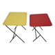 Set of two Metal and Wood Side Tables, 1960s