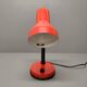Elite - industrial style desk lamp - red lacquered metal - netherlands - 90's