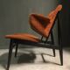 Chaise Shell des années 1950 par Ib Kofod-Larsen pour Christensen & Larsen, Danemark