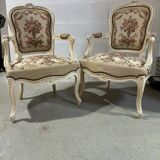 Paire de fauteuils Cabriolet