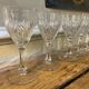 Beau lot de verres en cristal de Saint Louis