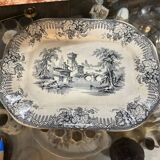 Badonvillier dish with Asian decor