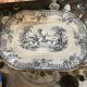 Plat Badonvillier décor asiatique