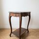 Antique wooden dressing table with mirror