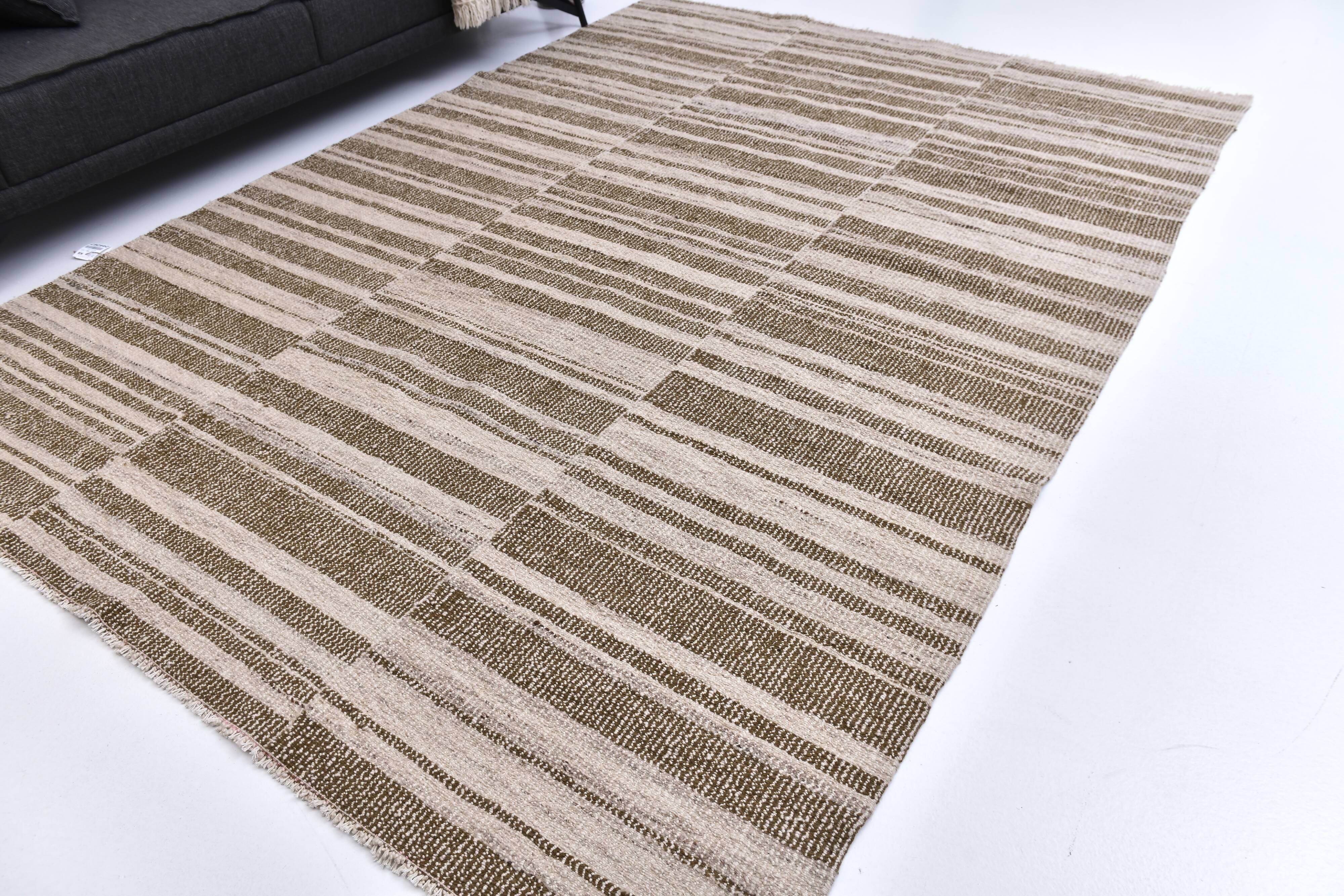 300x217cm  cream Saffran kilim carpet, large wool kilim rug, scandinavian