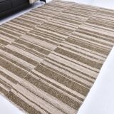 300x217cm  cream Saffran kilim carpet, large wool kilim rug, scandinavian