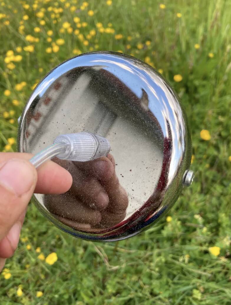 Clichy glass pendant light / lampshade