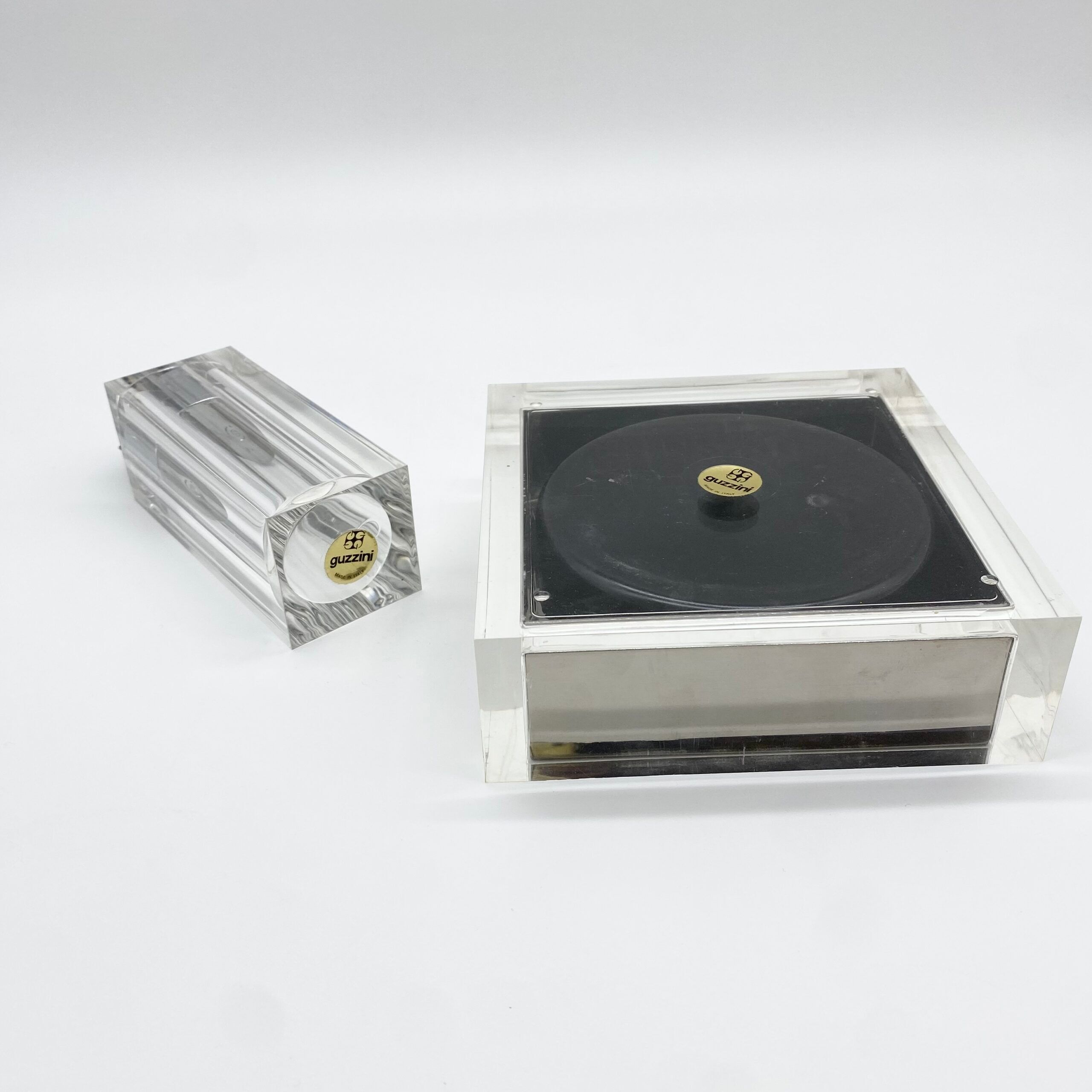 Smoking set "Fabio Manlio Ciocca" for Guzzini – Italy, 1970s