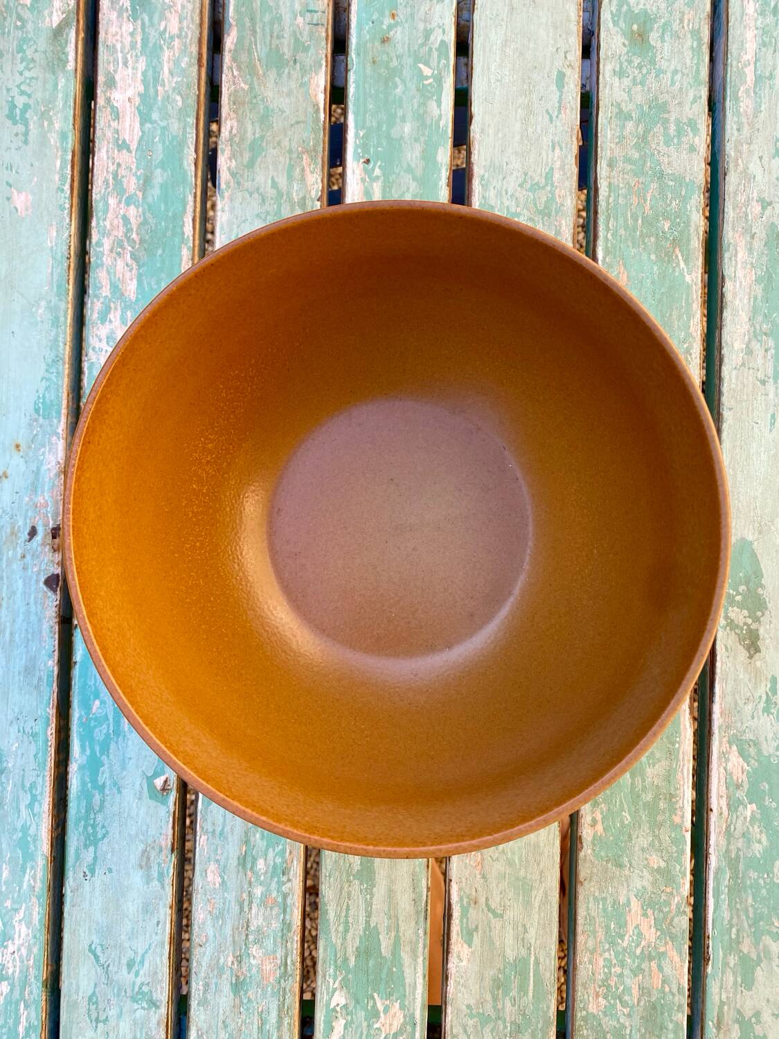 Large stoneware salad bowl