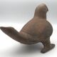 Vase zoomorph bird sculpture terracotta parrot, mexico, 70s
