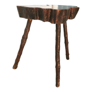 tabouret tripode brutaliste