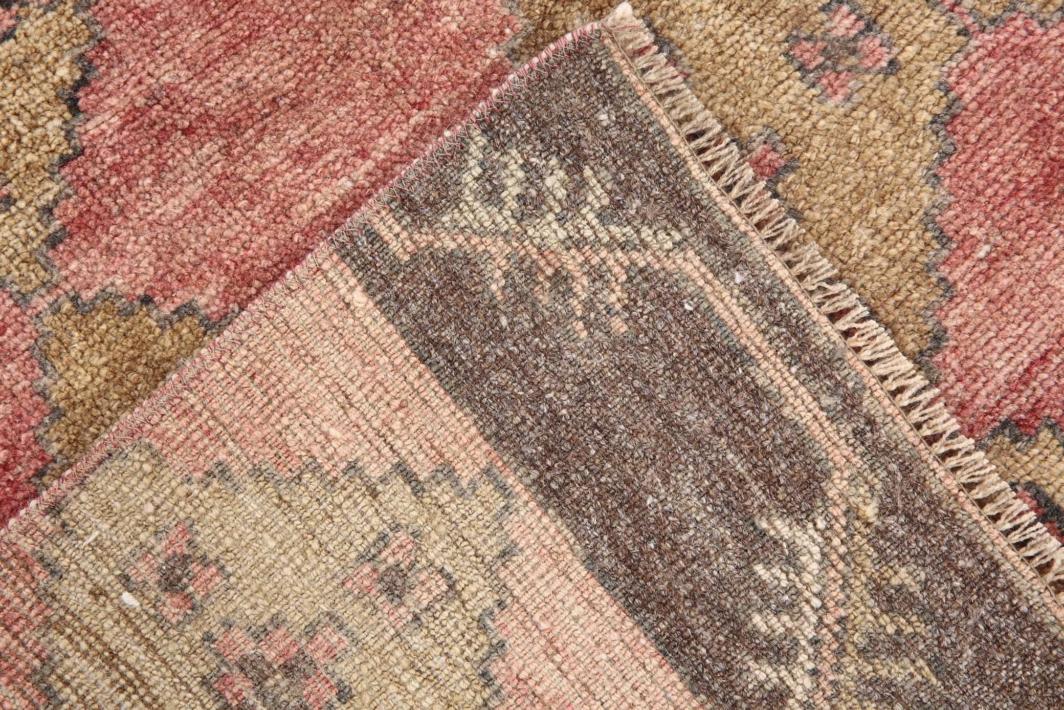 3x12 Vintage Turkish Runner Rug, 85x374Cm