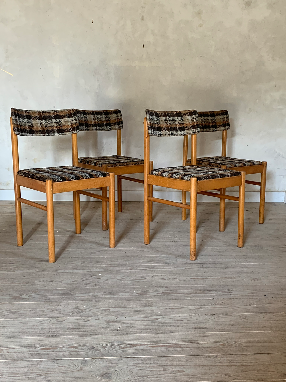 Vintage Baumann Scandinavian style chairs