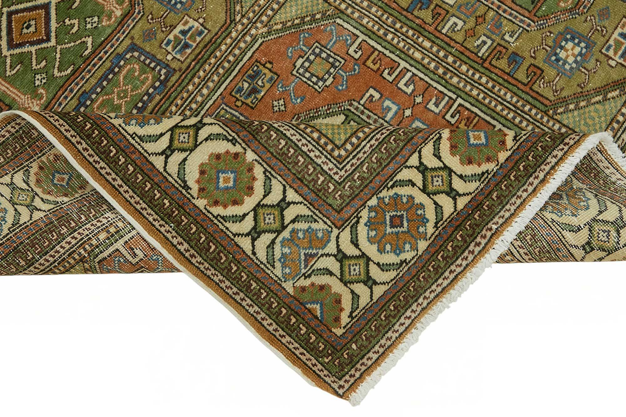 Turkish Wool Vintage Kayseri Rug 195 cm x 288 cm